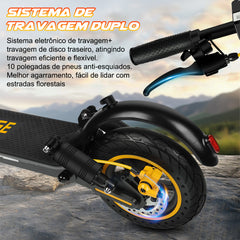 Patinete Elétrico T1 10.4A 10" Preto