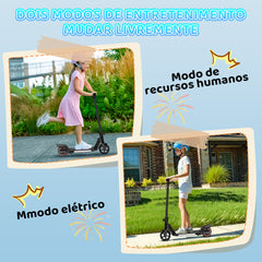 Trailforge C1- Kids Folding Electric Scooter 150W Motor with LED Front Light Handlebars, LED Display, Dual Brakes