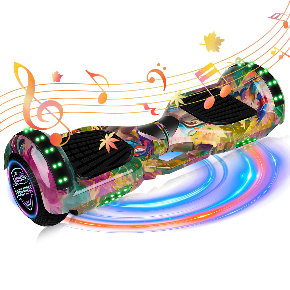 TRAILFORGE Hoverboard 6.5pol T3 Rosa Preguiça
