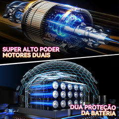 Presentes de Páscoa-Trailforge Hoverboard Skate Elétrico 6.5"-Preguiça rosa