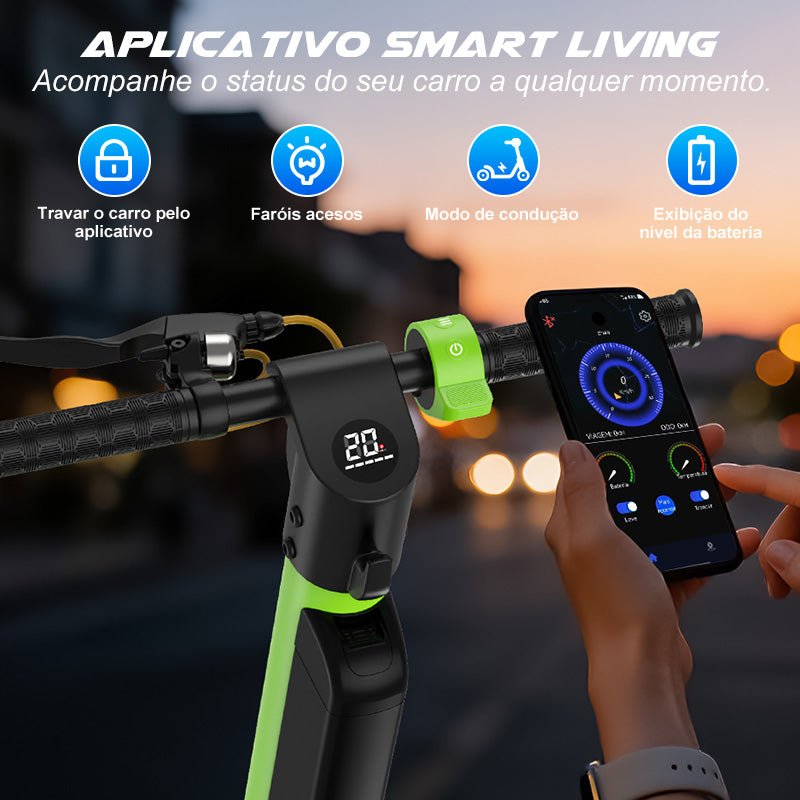 TRAILFORGE X8-Trailforge eletricoeletrica scooter 500W 10.4Ah 35km Adultos patinete jet bateria removível de 10 polegadas
