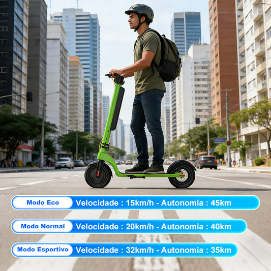 X8-Trailforge eletricoeletrica scooter 500W 10.4Ah 35km Adultos  patinete jet bateria removível de 10 polegadas