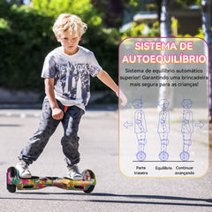 Presentes de Páscoa-Trailforge Hoverboard Skate Elétrico 6.5"-Preguiça rosa
