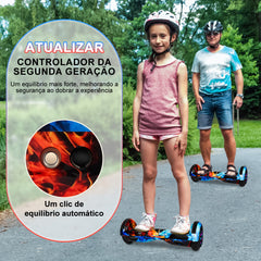 Presentes de Páscoa-Trailforge Hoverboard Skate Elétrico 6.5"-Pequenino