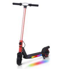 Trailforge C1-Kids Folding Electric Scooter 150W Motor with LED Front Light Handlebars, LED Display, Dual Brakes