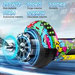 Presentes de Páscoa-Trailforge Hoverboard Skate Elétrico 6.5"-Pequenino